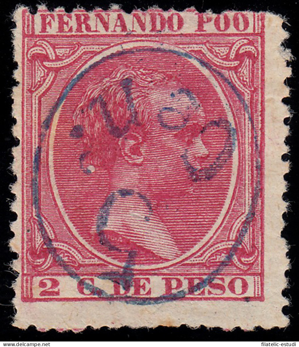 Fernando Poo 40Ahi 1896/00 Alfonso XIII MH - Fernando Po