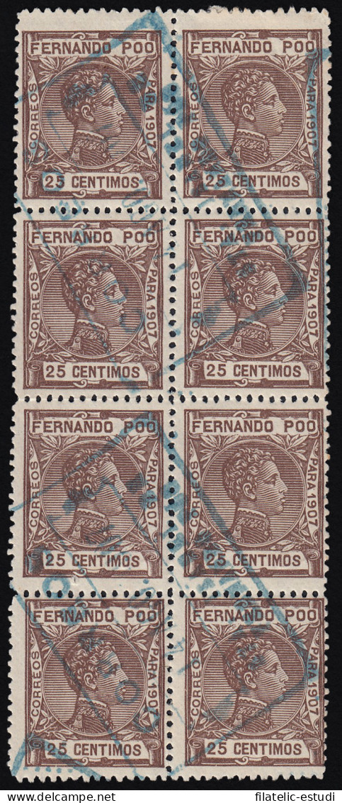 Fernando Poo 159 1907  Alfonso XIII Usado - Fernando Po