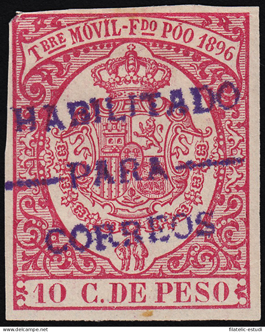 Fernando Poo 41Bc1896 Timbre Móvil MH - Fernando Po