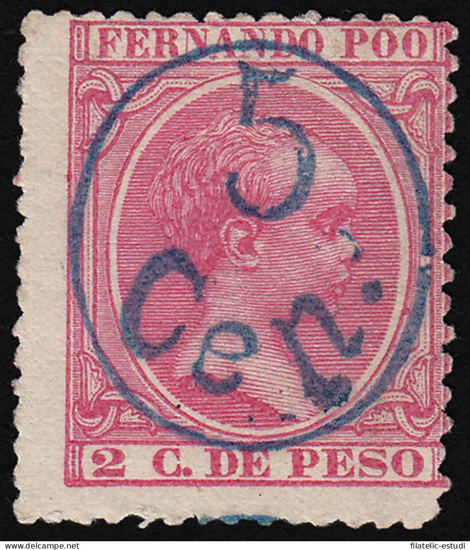 Fernando Poo 40A 1896/00 Alfonso XIII MH - Fernando Po