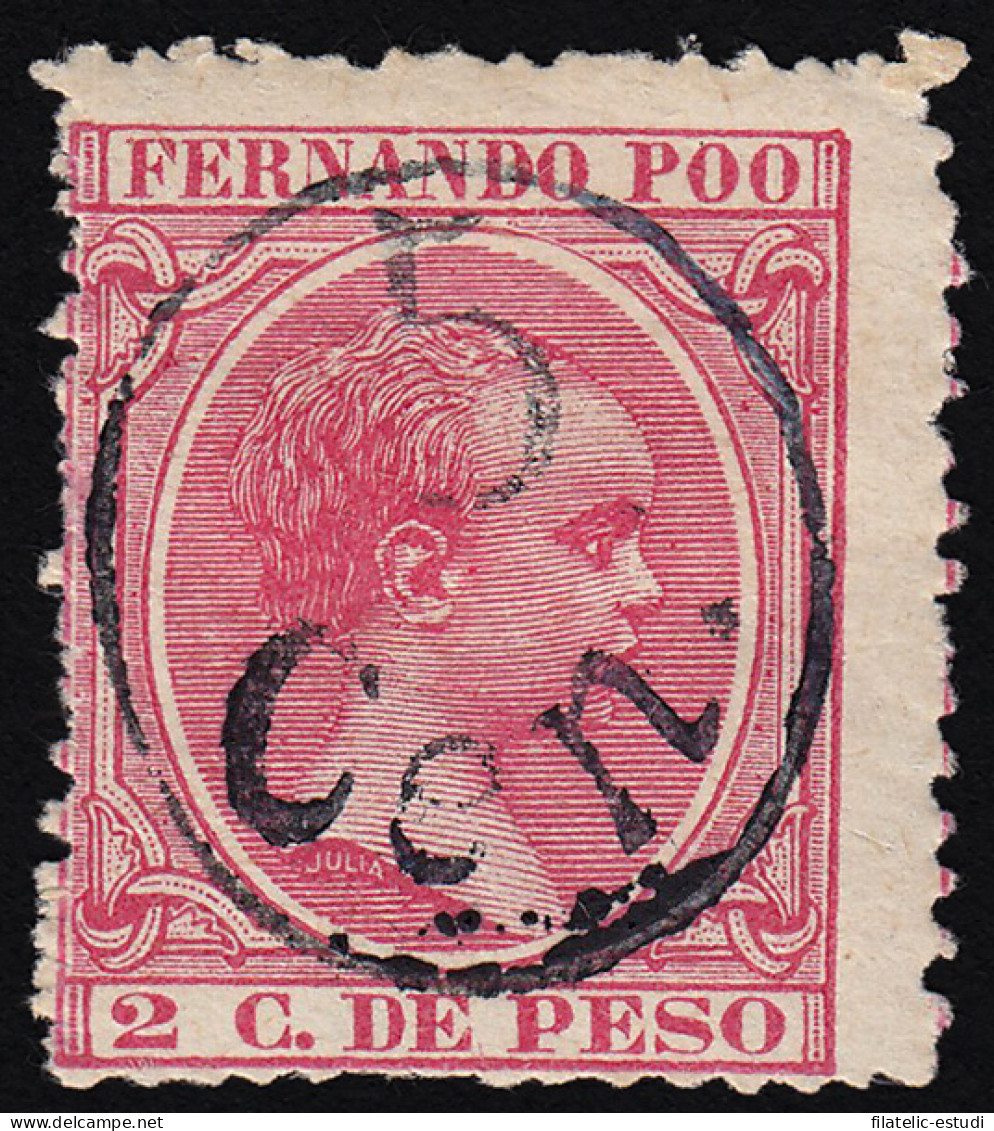 Fernando Poo 40Ahcc 1896/00 Alfonso XIII MH - Fernando Po