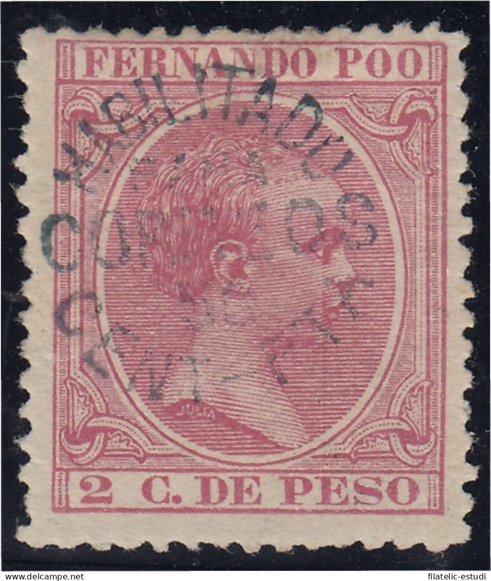 Fernando Poo 24 1896/00 Alfonso XIII MH - Fernando Poo