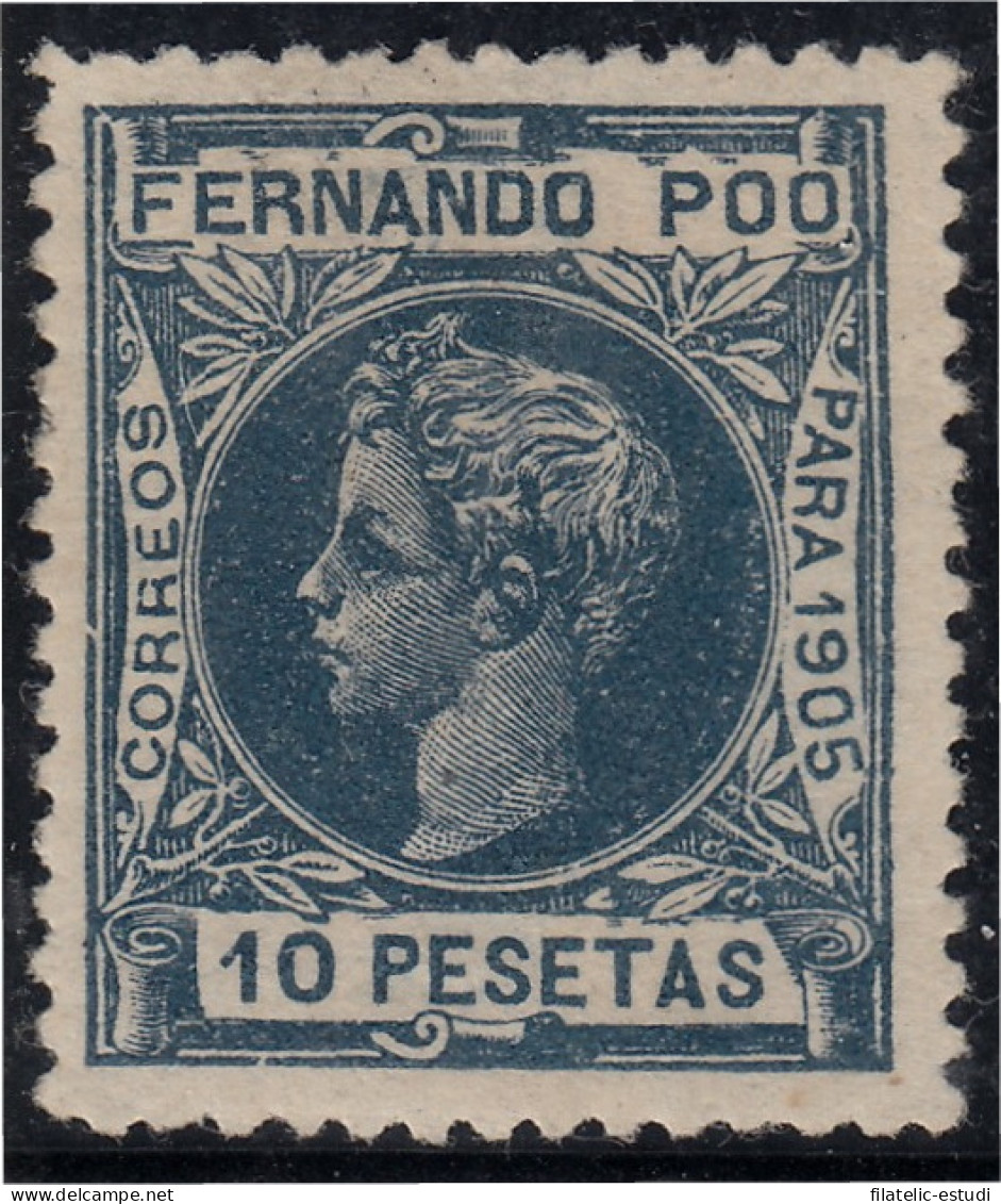 Fernando Poo 151 1905 Alfonso XIII MH - Fernando Poo