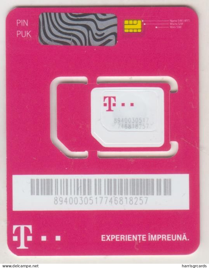 ROMANIA - Cartela 4G @, T Telecom GSM Card, Mint - Roemenië