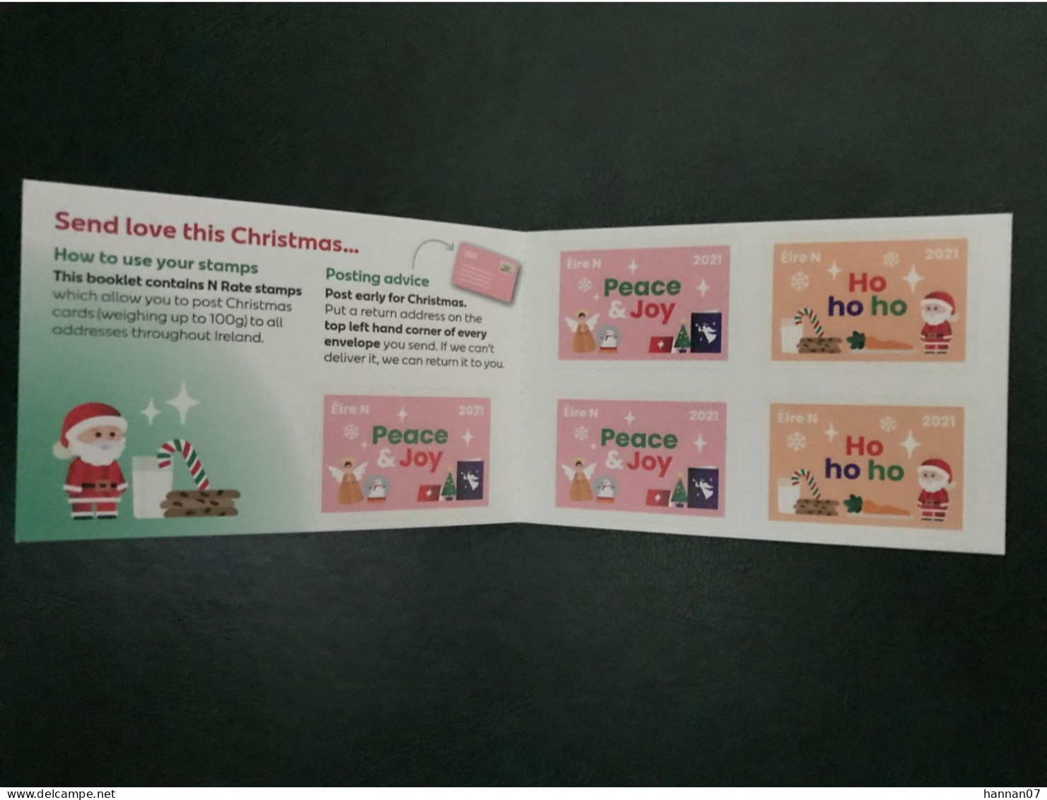 Ireland 2021 Christmas Booklet 5 Stamps / Irlande 2021 Carnet Noel 5 Timbres - Postzegelboekjes