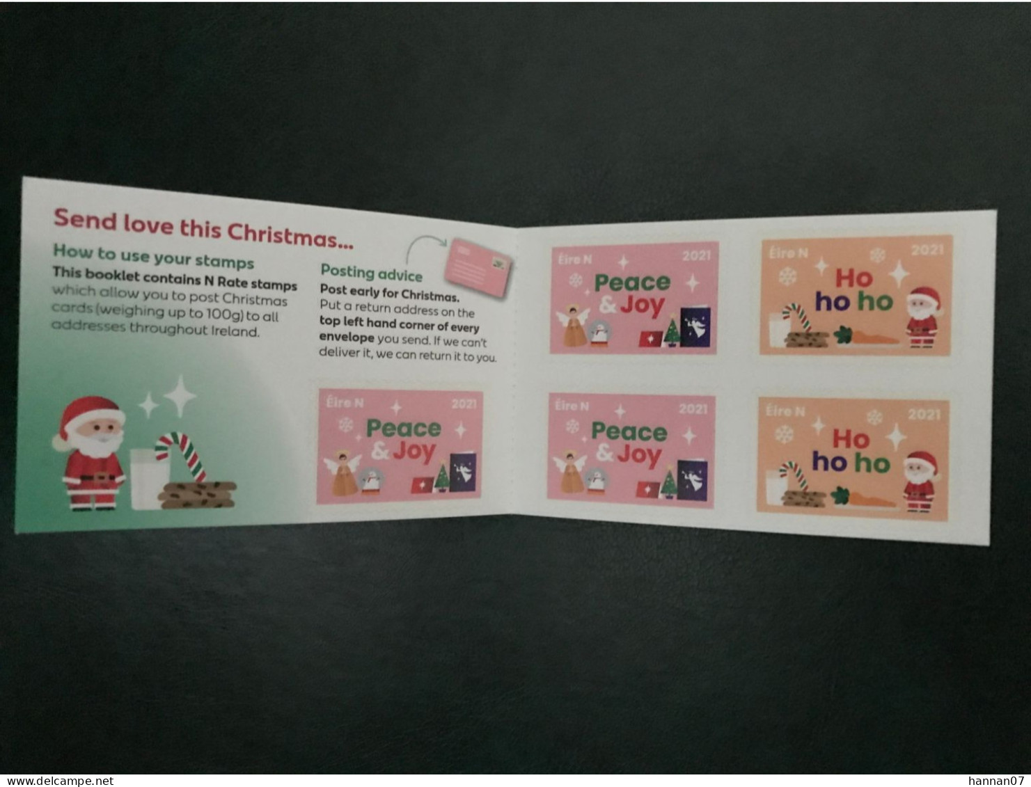 Ireland 2021 Christmas Booklet 5 Stamps / Irlande 2021 Carnet Noel 5 Timbres - Carnets