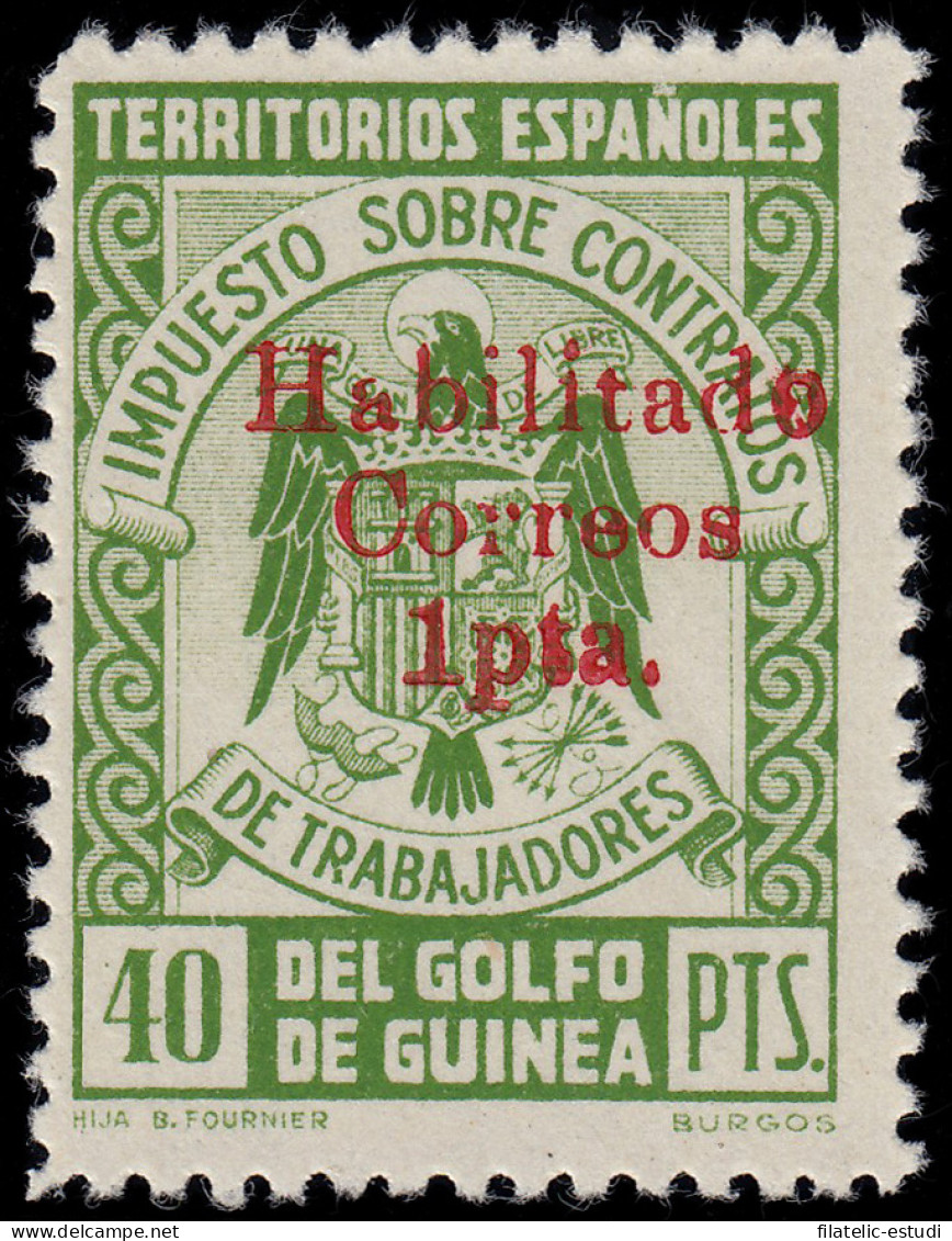 Guinea Española 259K 1939 - 1941 Escudo Shield MH - Guinée Espagnole