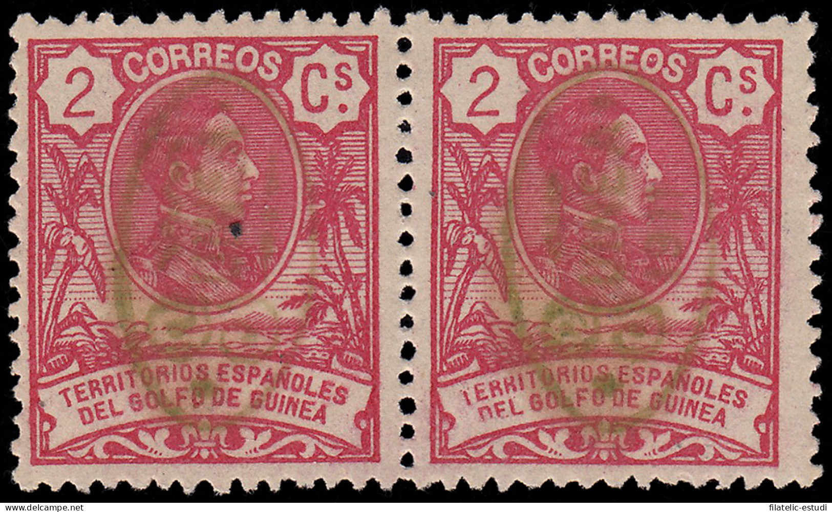 Guinea Española 73/73a 1911 Alfonso XIII MNH - Guinea Espagnole