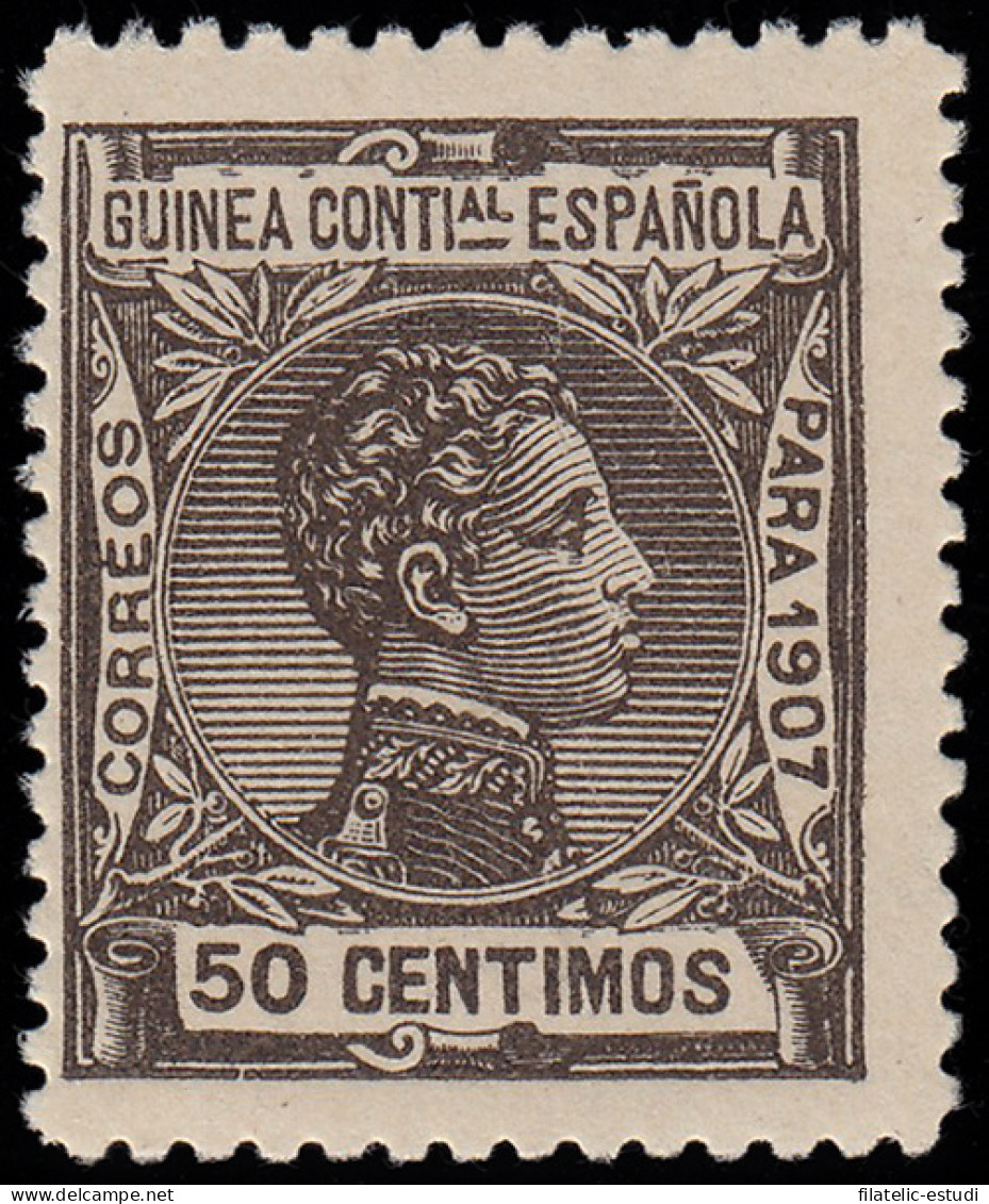 Guinea Española 51 1907 Alfonso XIII MNH - Guinea Española