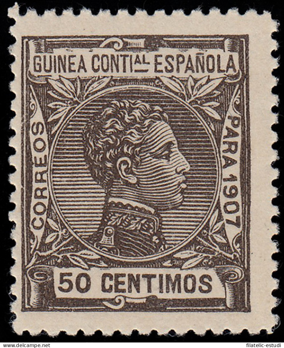 Guinea Española 51 1907 Alfonso XIII MNH - Guinea Espagnole