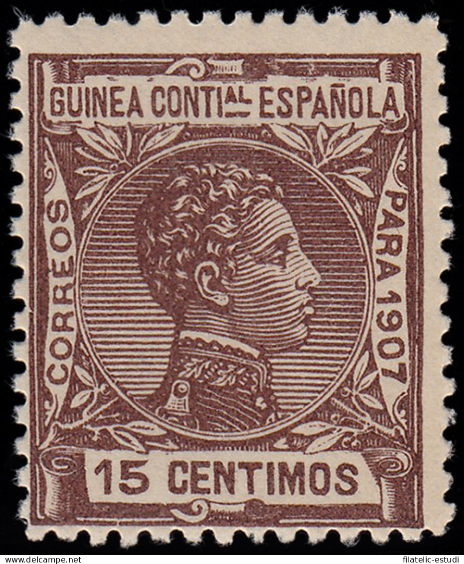 Guinea Española 49 1907 Alfonso XIII MNH - Guinea Espagnole