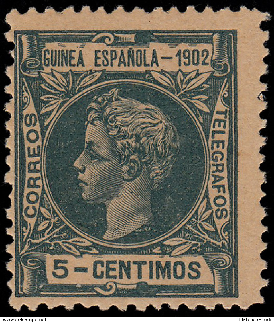 Guinea Española 1 1902 Alfonso XIII MNH - Guinea Española