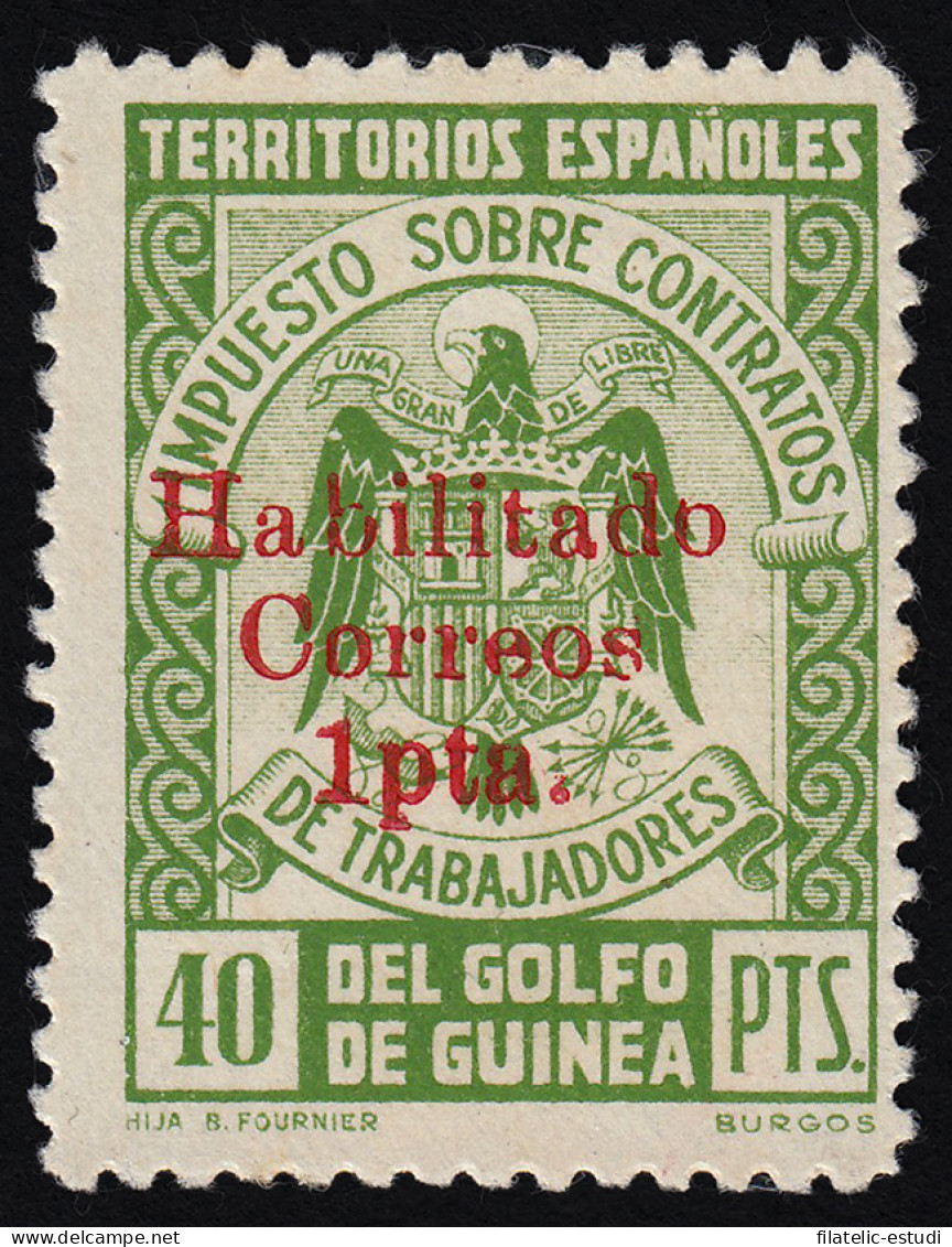 Guinea Española 259K 1939 - 1941 Escudo Shield MH - Guinea Espagnole