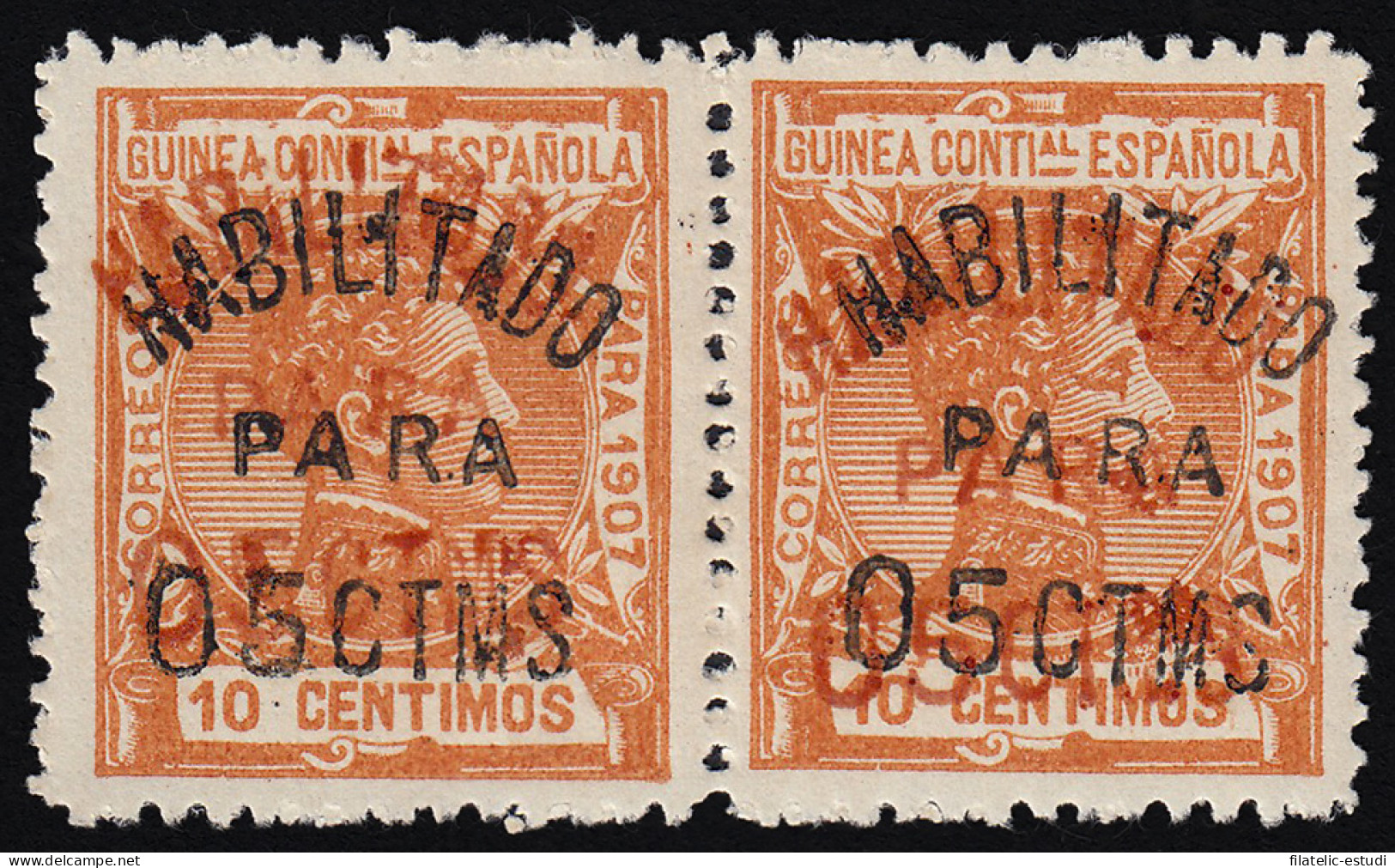 Guinea Española 58xhha 1908-1909 Alfonso XIII MNH - Guinée Espagnole