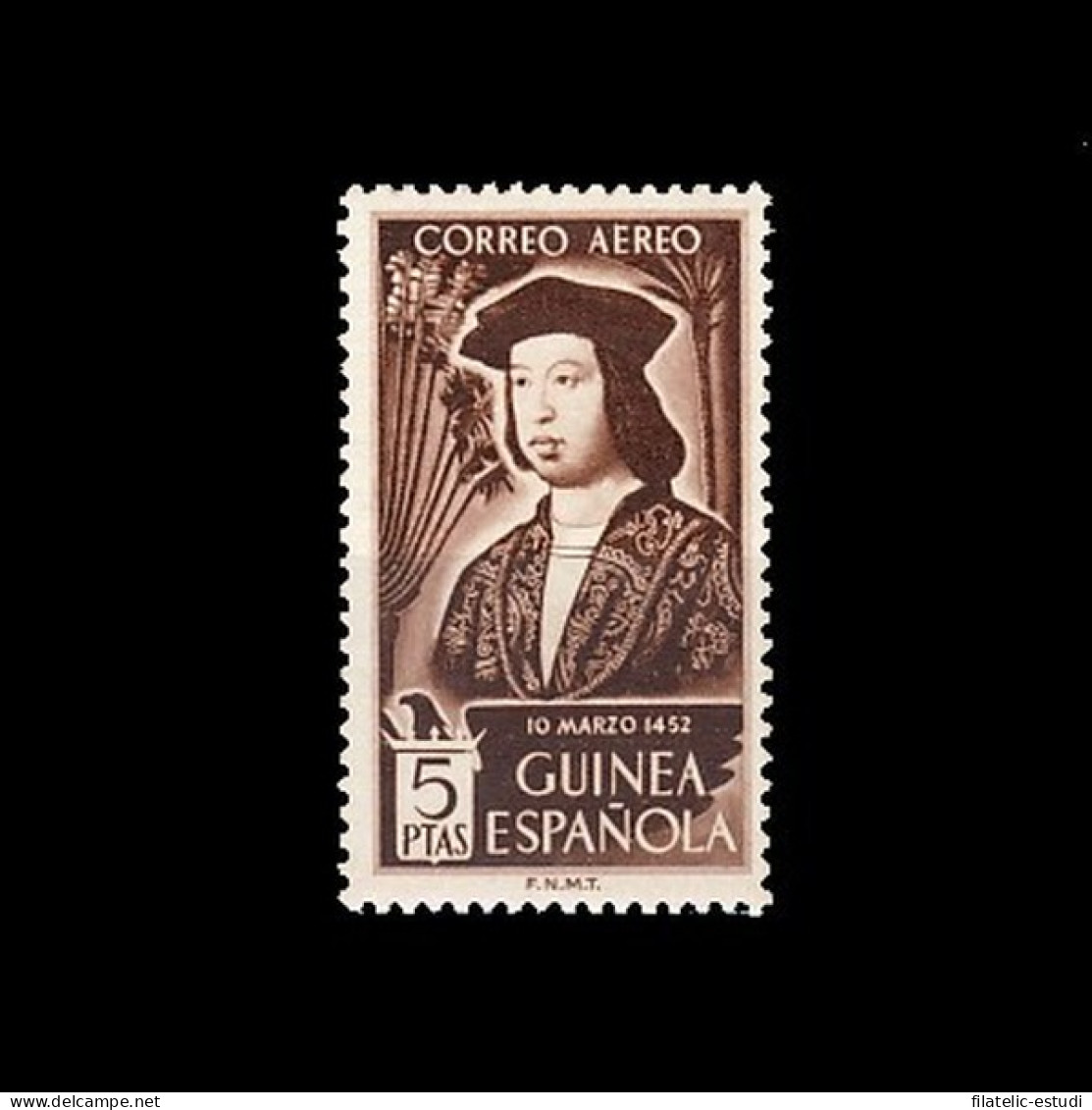 Guinea Española 317 1952 Fernando El Católico MNH - Spanish Guinea