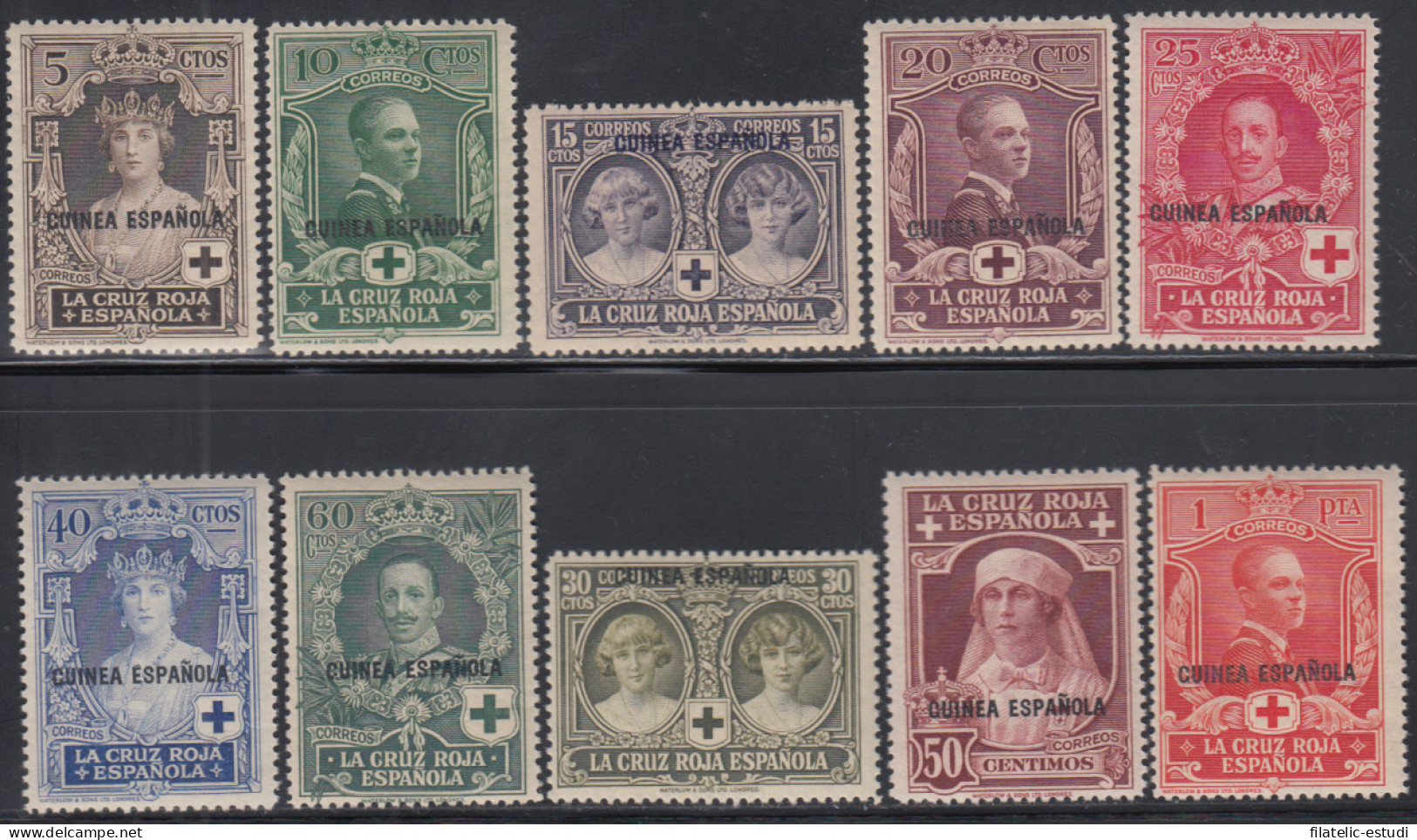 Guinea Española 179/90 1926 Pro Cruz Roja Española MNH - Spanish Guinea