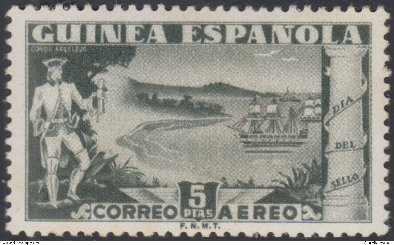 Guinea Española 276 1949 Día Del Sello Conde De Argelejo MNH - Guinée Espagnole