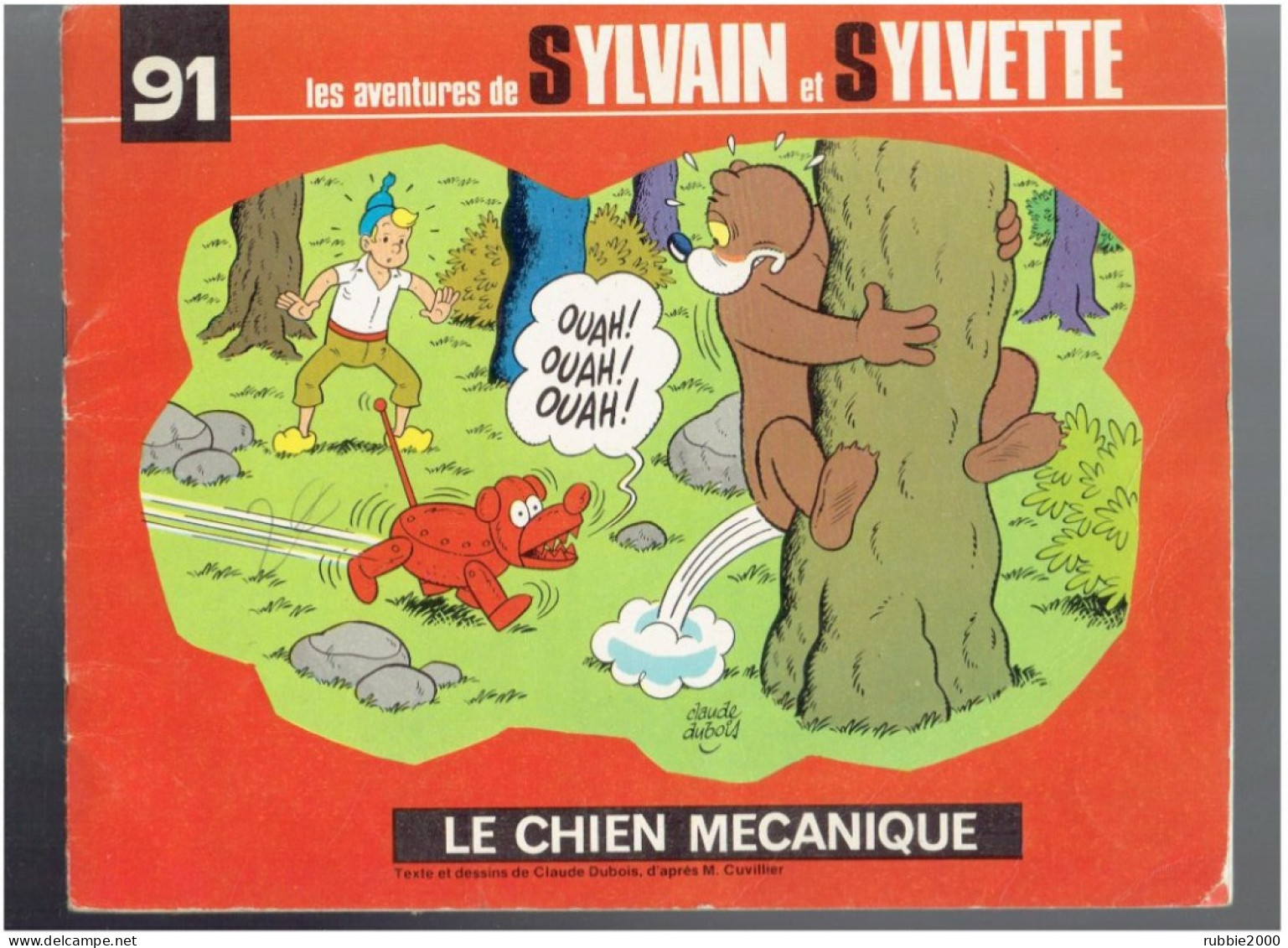 LES AVENTURES DE SYLVAIN ET SYLVETTE N° 91 LE CHIEN MECANIQUE1978 - Sylvain Et Sylvette