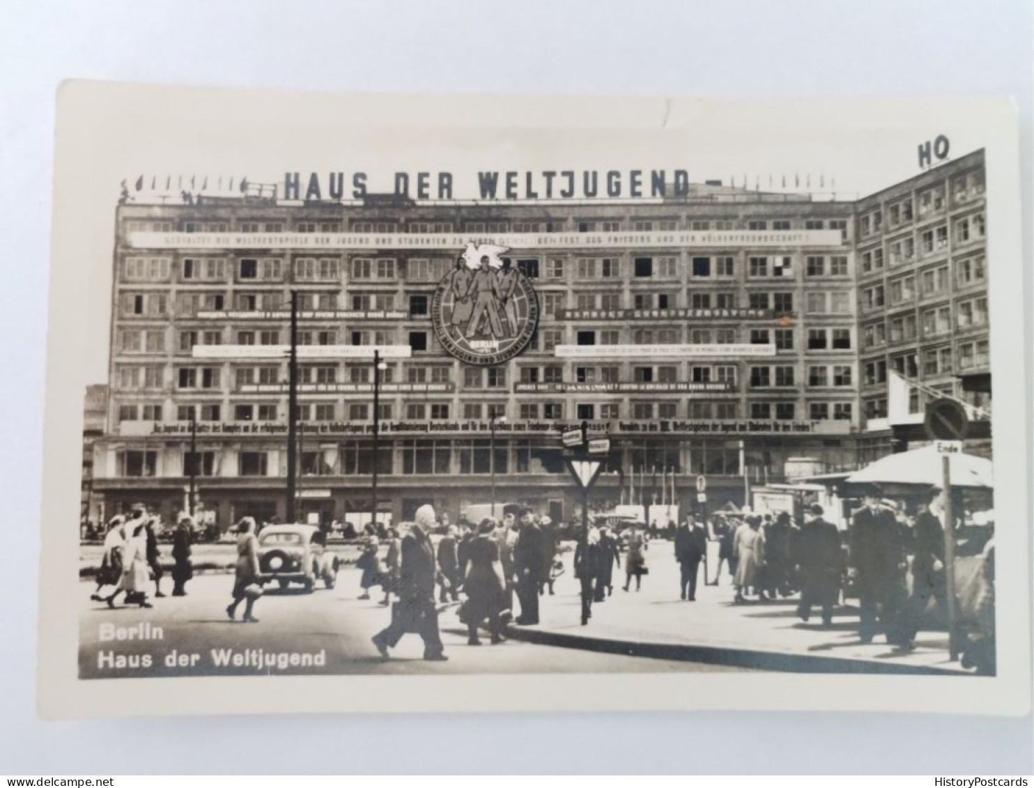 Berlin-Alexanderplatz,  Haus Der Weltjugend, Propaganda,1951 - Mitte