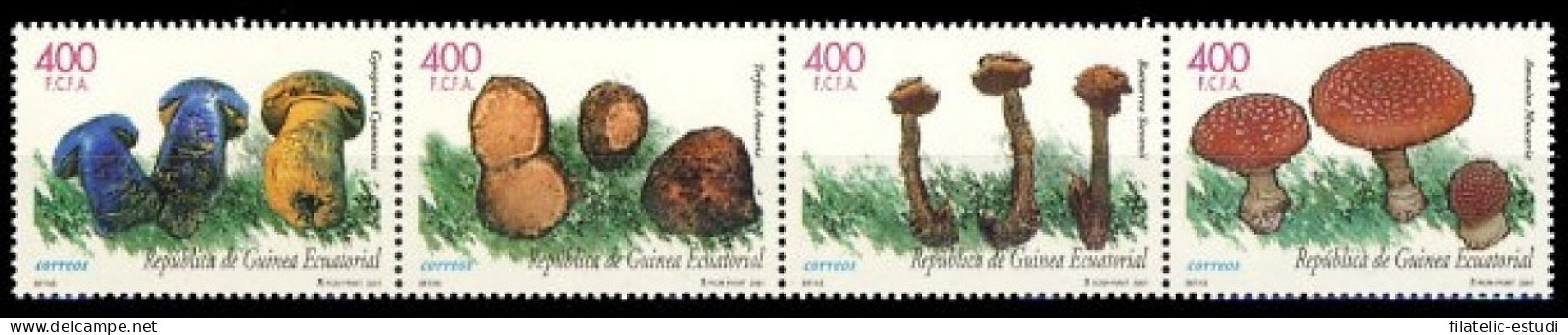 Guinea Ecuatorial 276/79 2001 Micología MNH - Autres & Non Classés