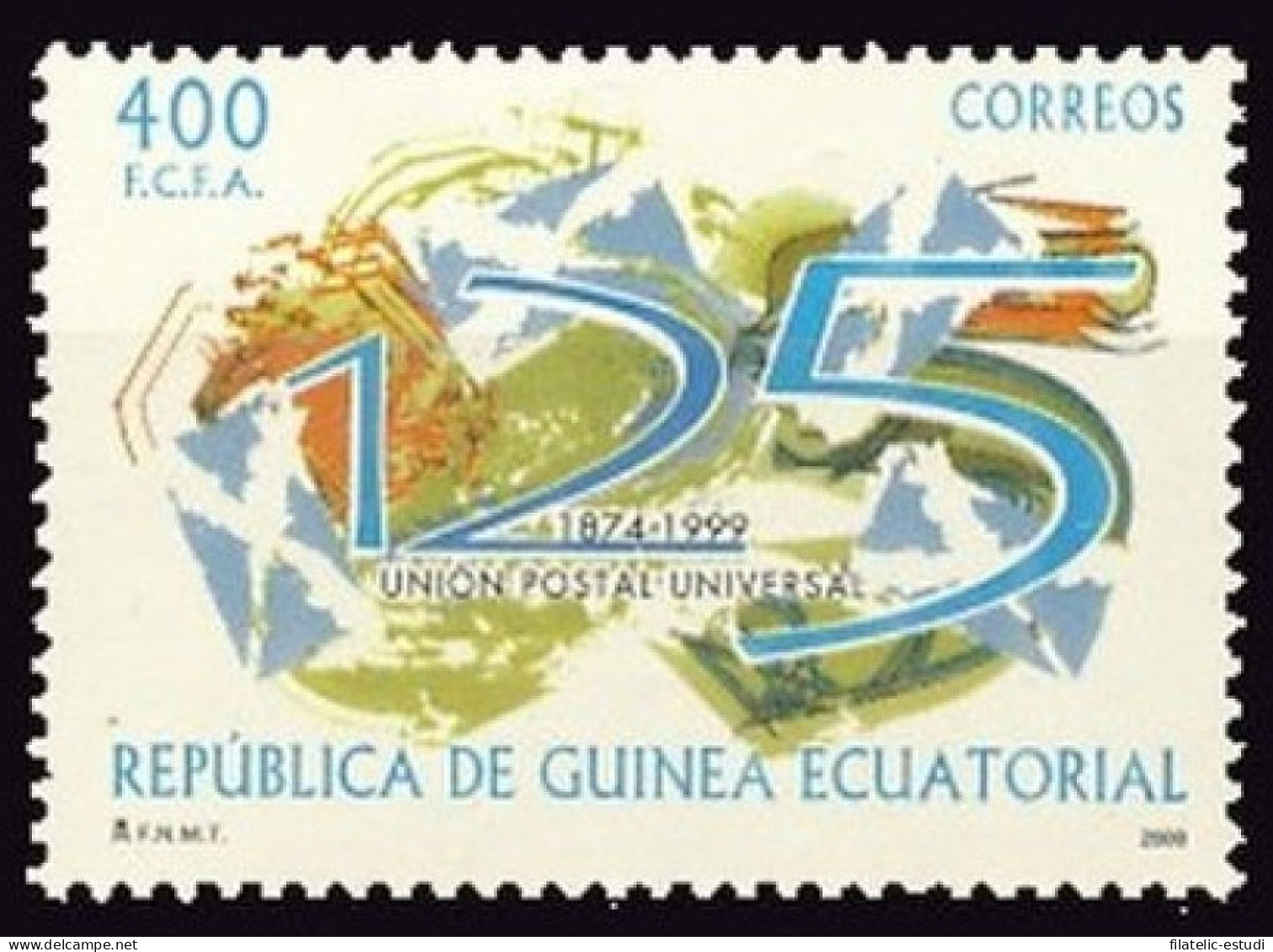 Guinea Ecuatorial 275 2001 125º Aniversario De La Unión Postal Universal MNH - Altri & Non Classificati
