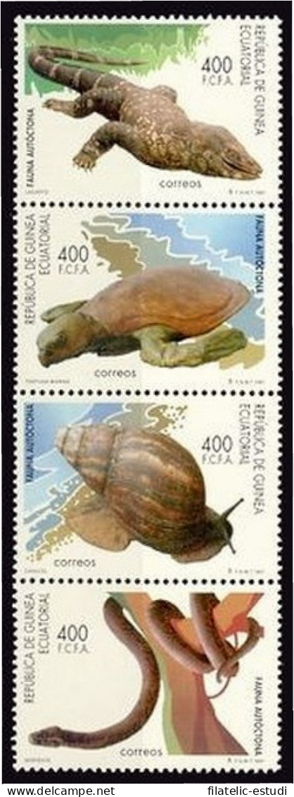 Guinea Ecuatorial 244/47 1998 Fauna Autóctona MNH - Sonstige & Ohne Zuordnung
