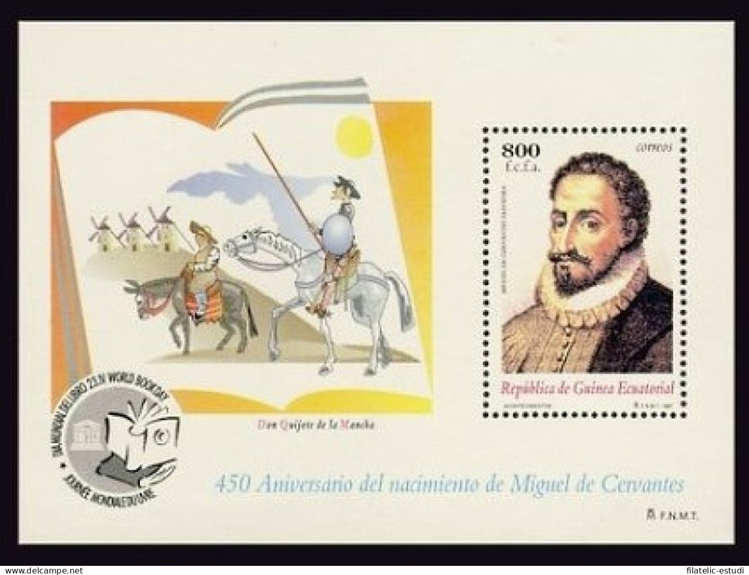 Guinea Ecuatorial 240 1997 Cervantes HB MNH - Sonstige & Ohne Zuordnung