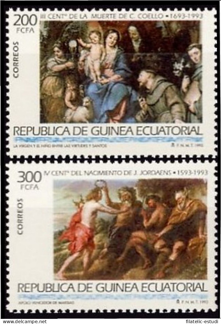 Guinea Ecuatorial 162/63 1993 Grandes Maestros De La Pintura MNH - Otros & Sin Clasificación