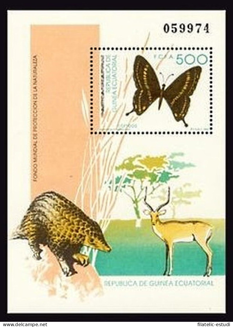 Guinea Ecuatorial 158 1992 Naturaleza HB MNH - Andere & Zonder Classificatie