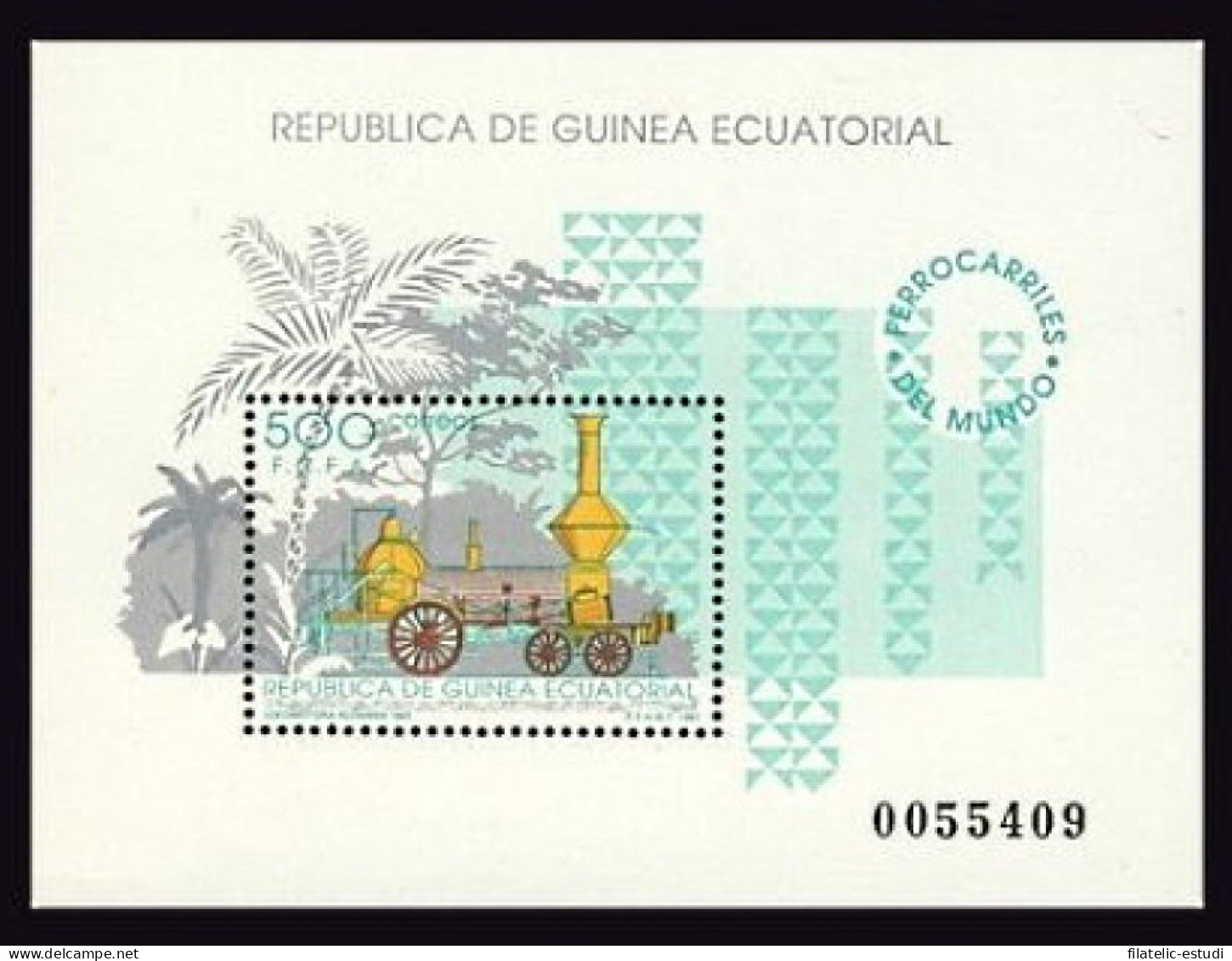 Guinea Ecuatorial 148 1991 Ferrocarriles HB MNH - Otros & Sin Clasificación