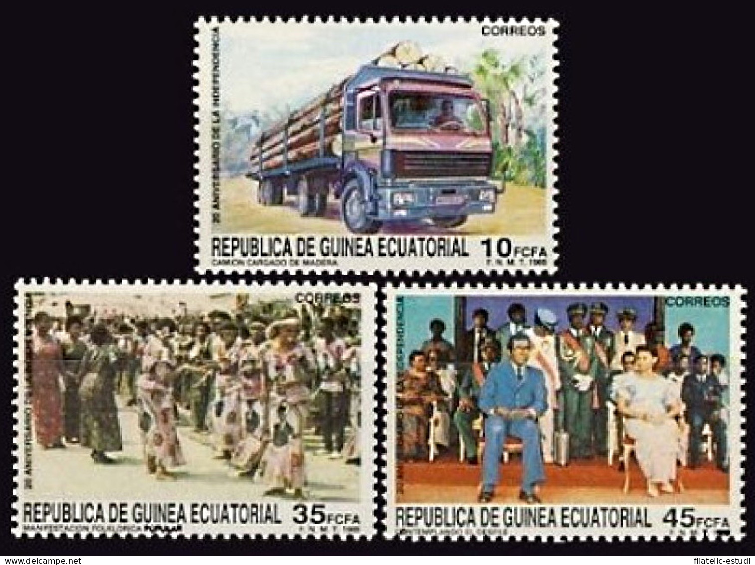 Guinea Ecuatorial 109/11 1988  20º Aniversario De La Independencia MNH - Andere & Zonder Classificatie