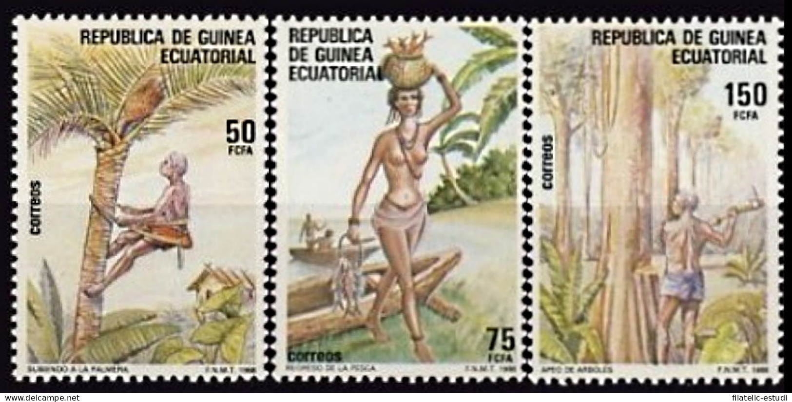 Guinea Ecuatorial 104/06 1988 Día Internacional Del Trabajo MNH - Altri & Non Classificati