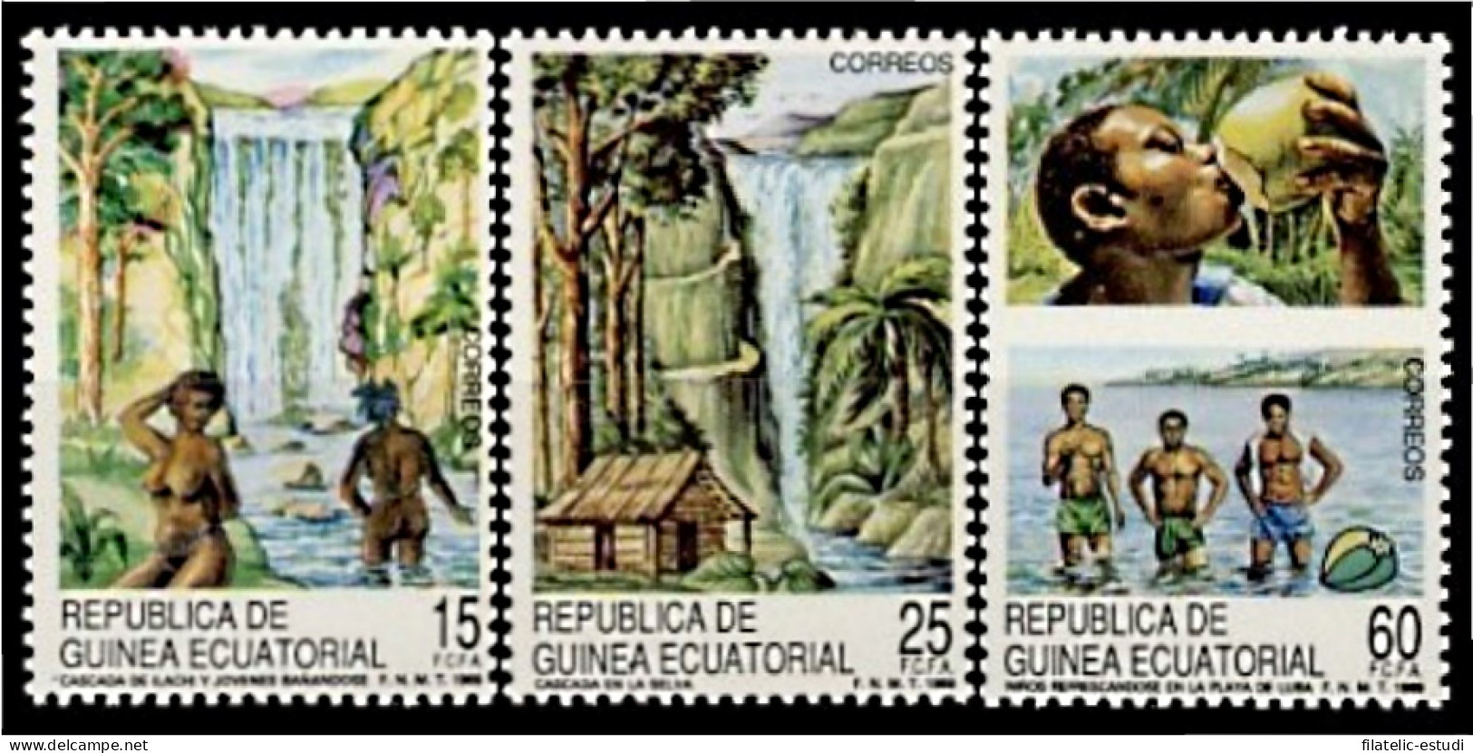 Guinea Ecuatorial 112/14 1989 Turismo MNH - Andere & Zonder Classificatie