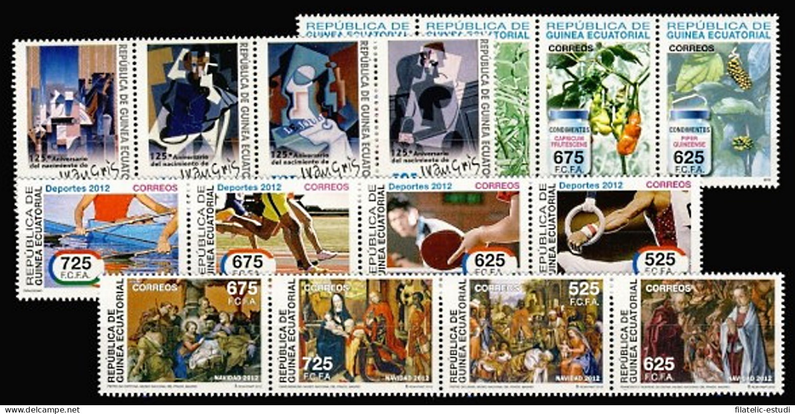 Guinea Ecuatorial Año Completo Year Complete 2012 MNH - Sonstige & Ohne Zuordnung