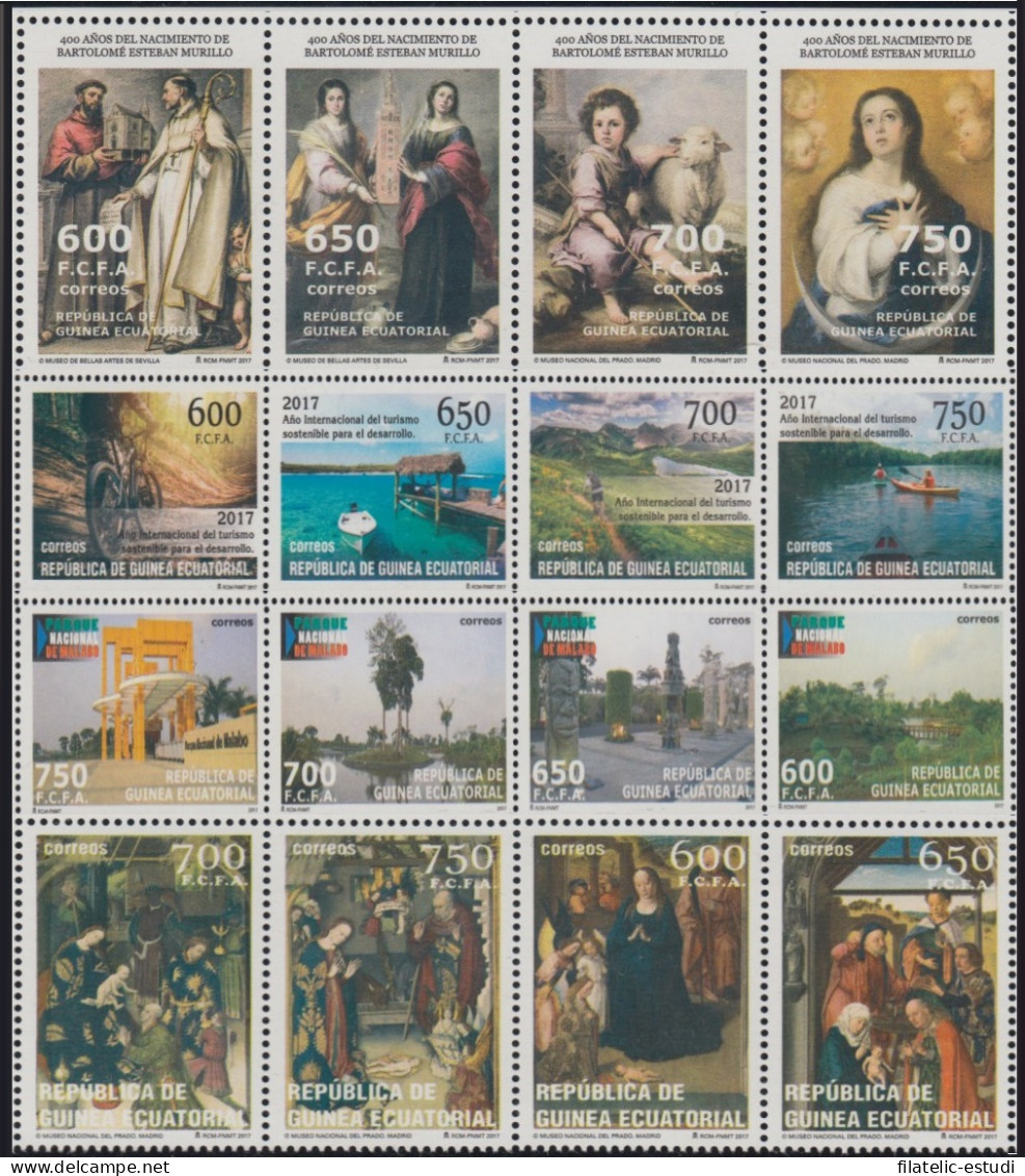 Guinea Ecuatorial  Año Completo Year Complete 2017  MNH - Andere & Zonder Classificatie