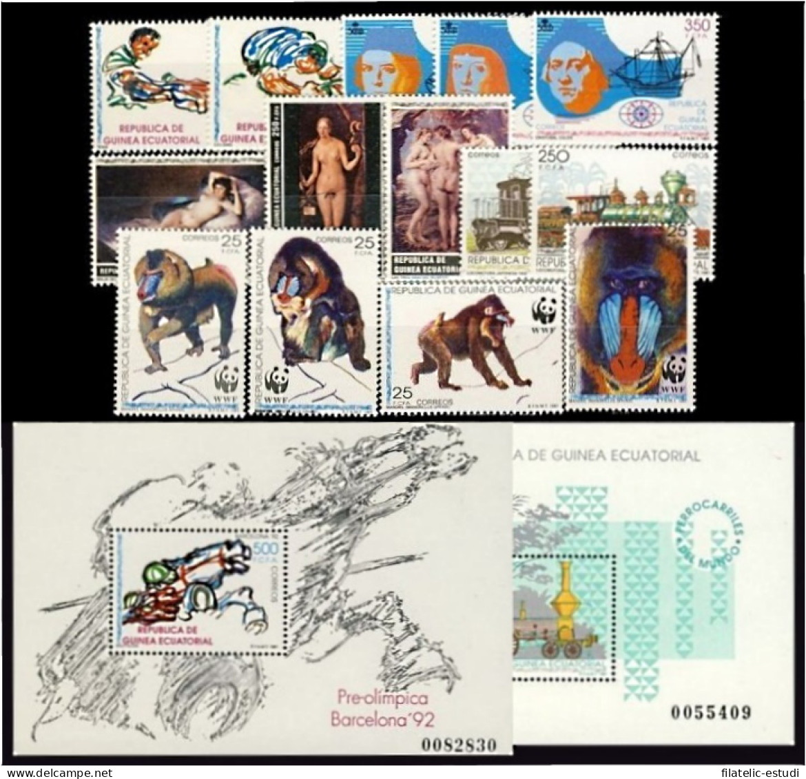 Guinea Ecuatorial Año Completo Year Complete 1991 MNH - Otros & Sin Clasificación