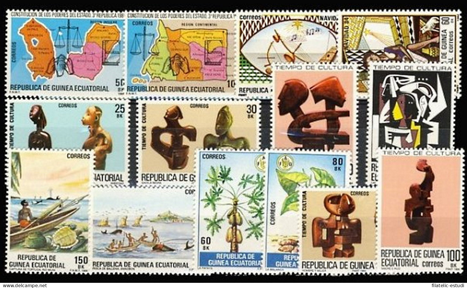 Guinea Ecuatorial Año Completo Year Complete 1984 MNH - Andere & Zonder Classificatie