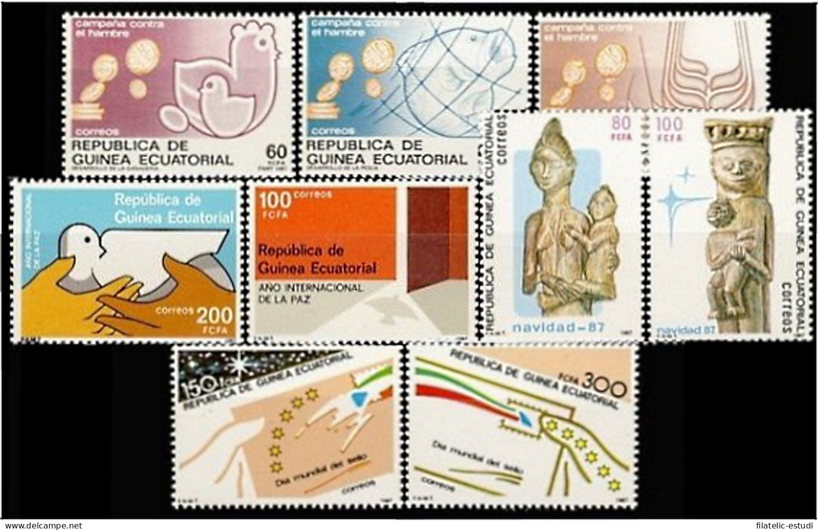 Guinea Ecuatorial Año Completo Year Complete 1987 MNH - Autres & Non Classés