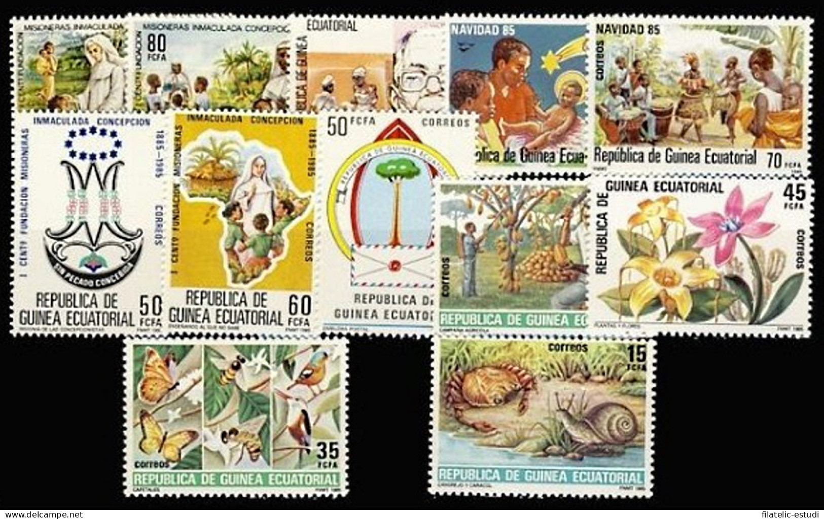 Guinea Ecuatorial Año Completo Year Complete 1985 MNH - Altri & Non Classificati