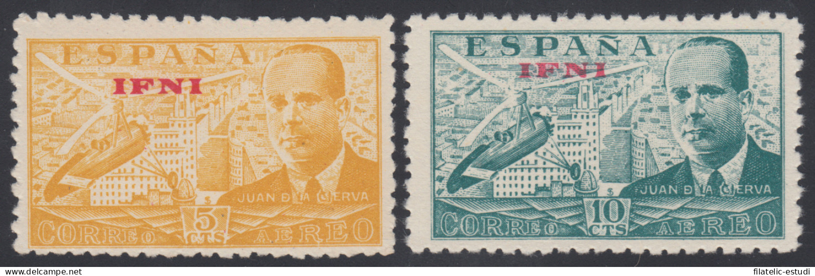 Ifni 57/58 1948 Juan De La Cierva MNH - Ifni