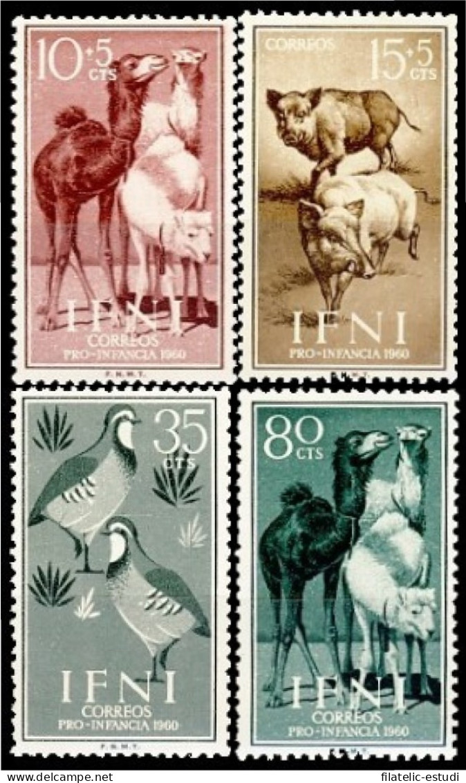 Ifni 159/62 1960  Pro Infancia Fauna MNH - Ifni