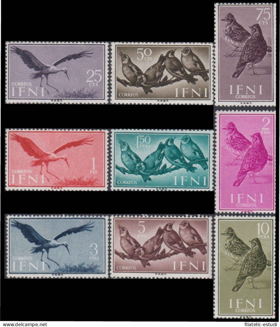 Ifni 163/71 1960  Serie Básica Aves Bird MNH - Ifni