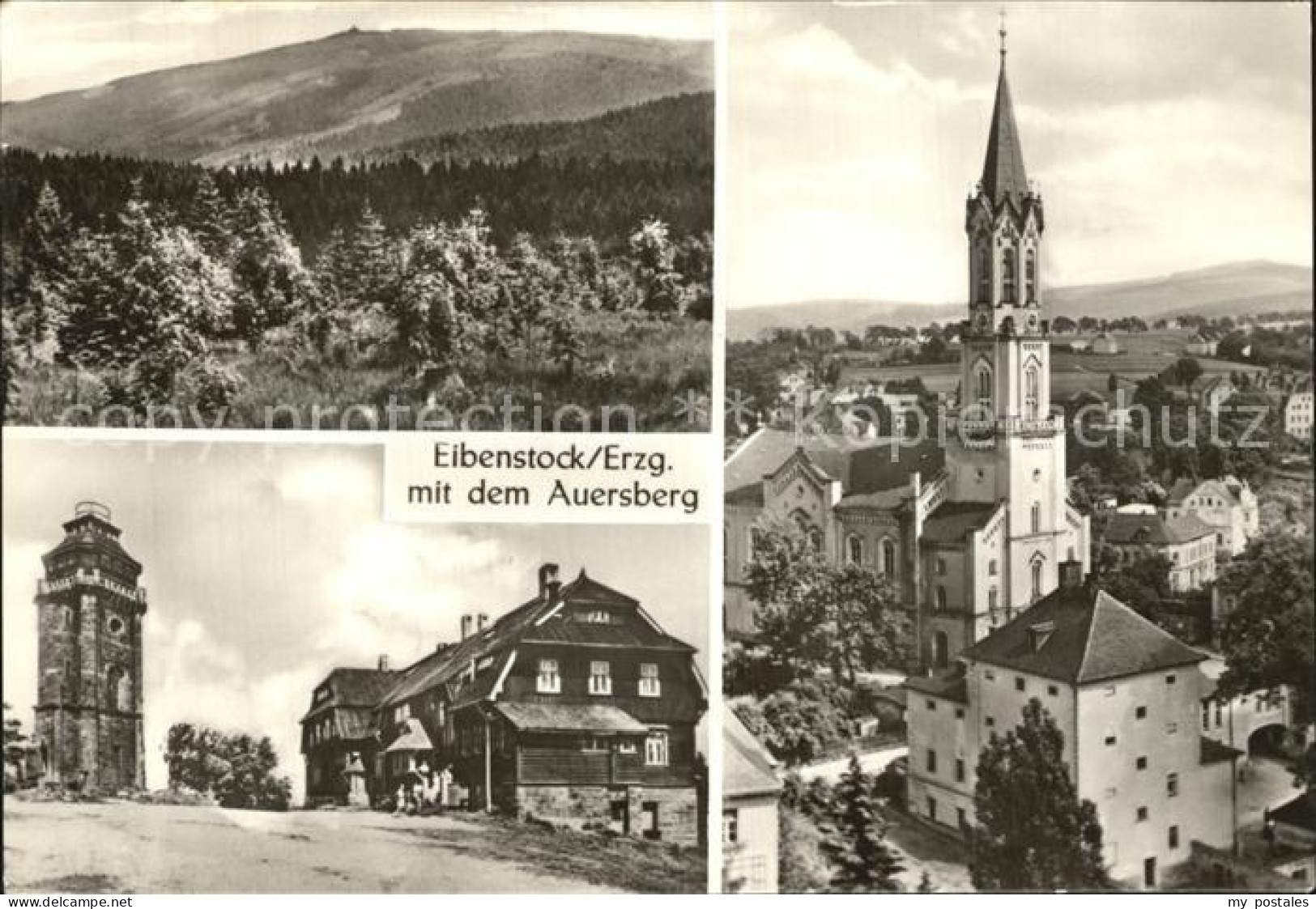 72460804 Eibenstock Mit Auersberg Und Kirche Eibenstock - Eibenstock