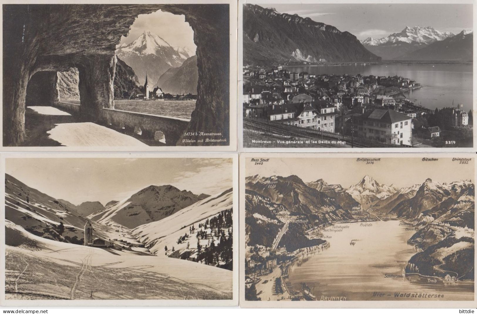 Schweiz , AK-Lot Aus Den 1920er - 30er Jahren   (9010) - Colecciones Y Lotes