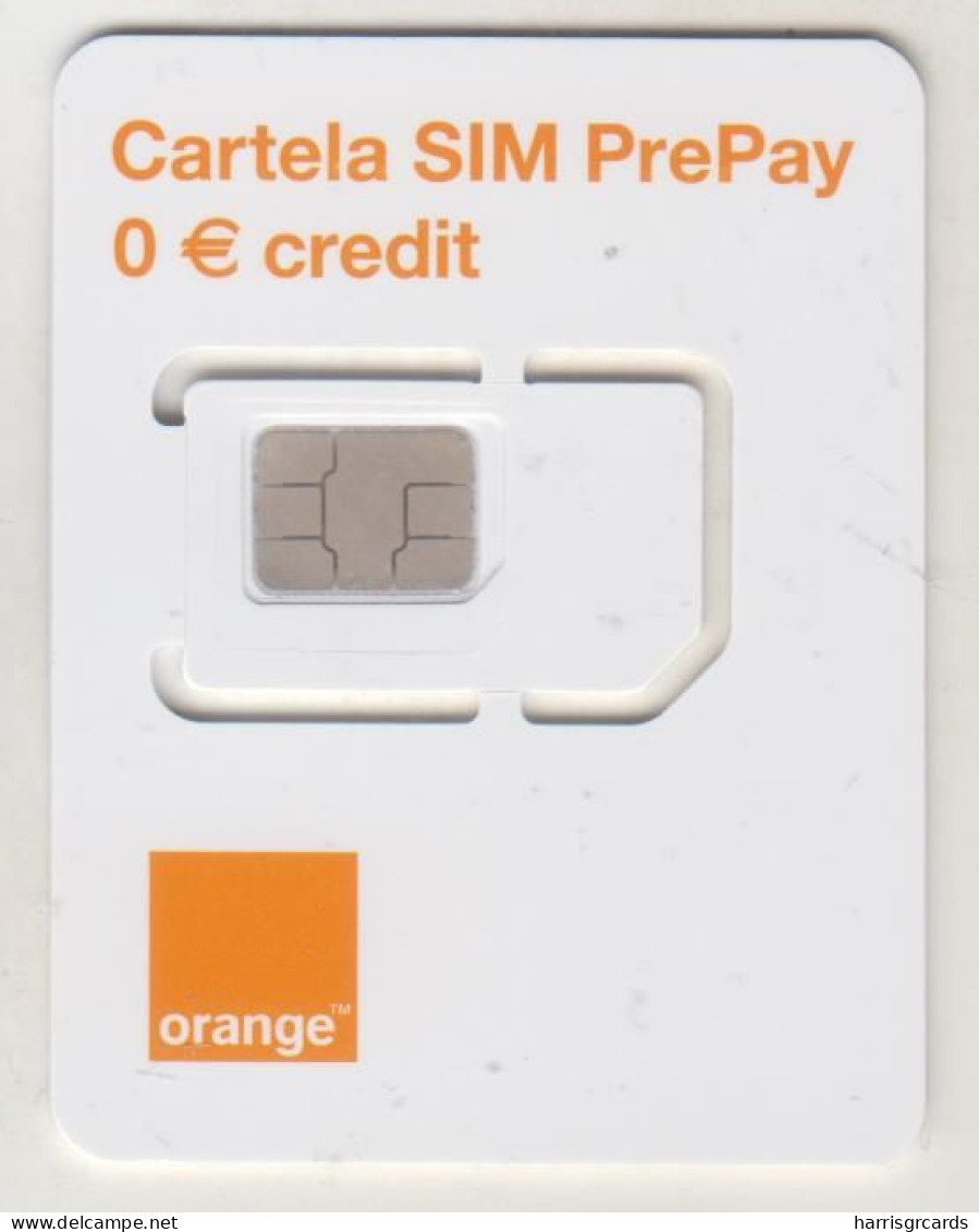 ROMANIA - Cartela SIM PrePay 0 € Credit, Orange GSM Card, Mint - Rumania