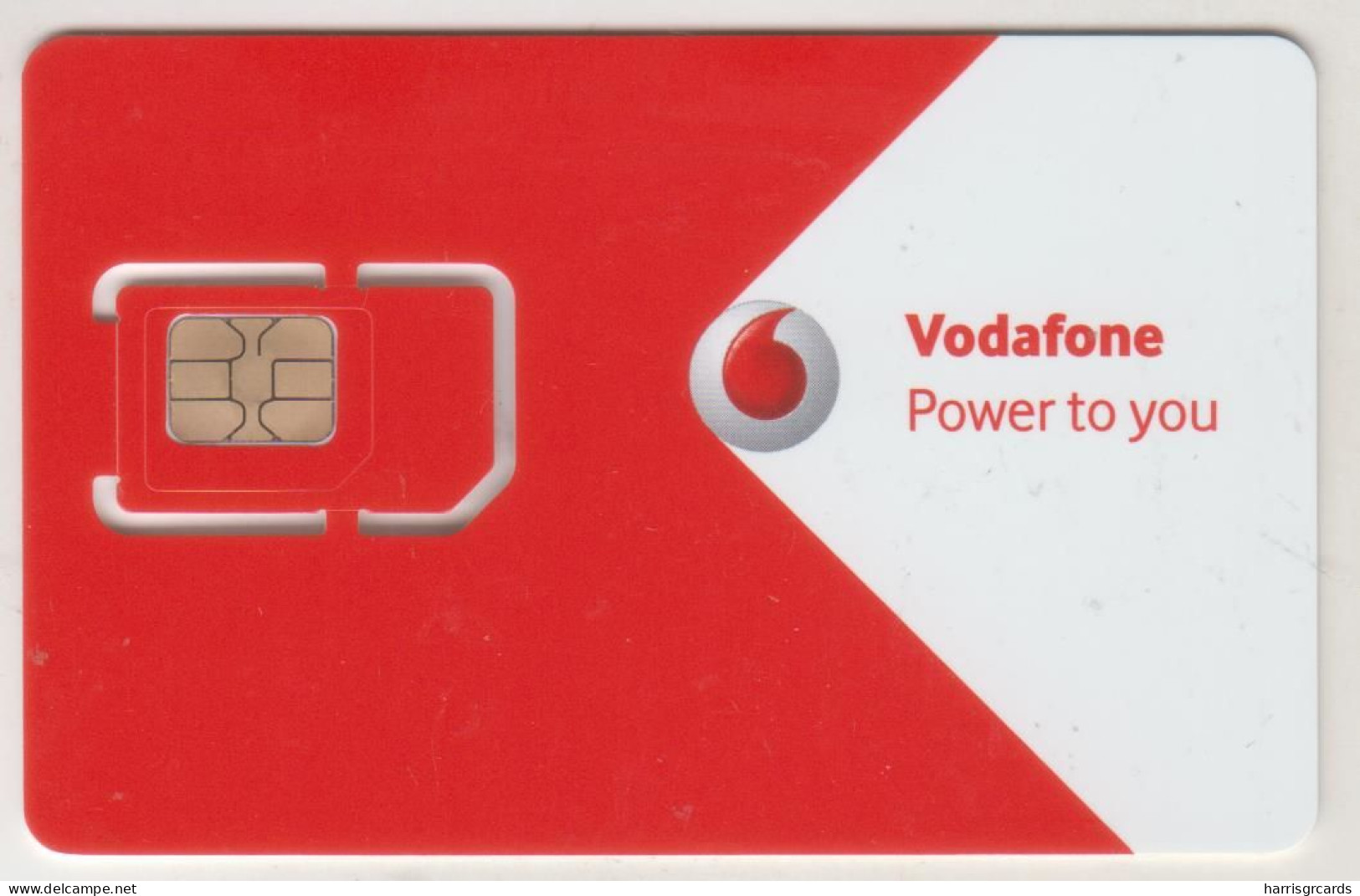 ROMANIA - Power To You (Red & White), Vodafone GSM Card, Mint - Rumänien