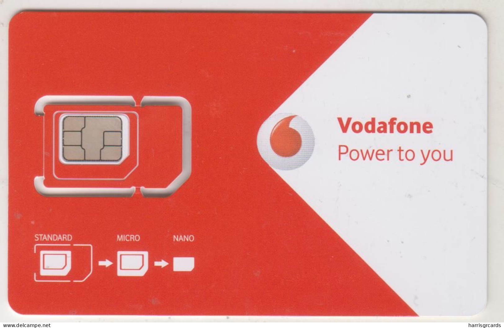 ROMANIA - Power To You (With SIM Images), Vodafone GSM Card, Mint - Roemenië