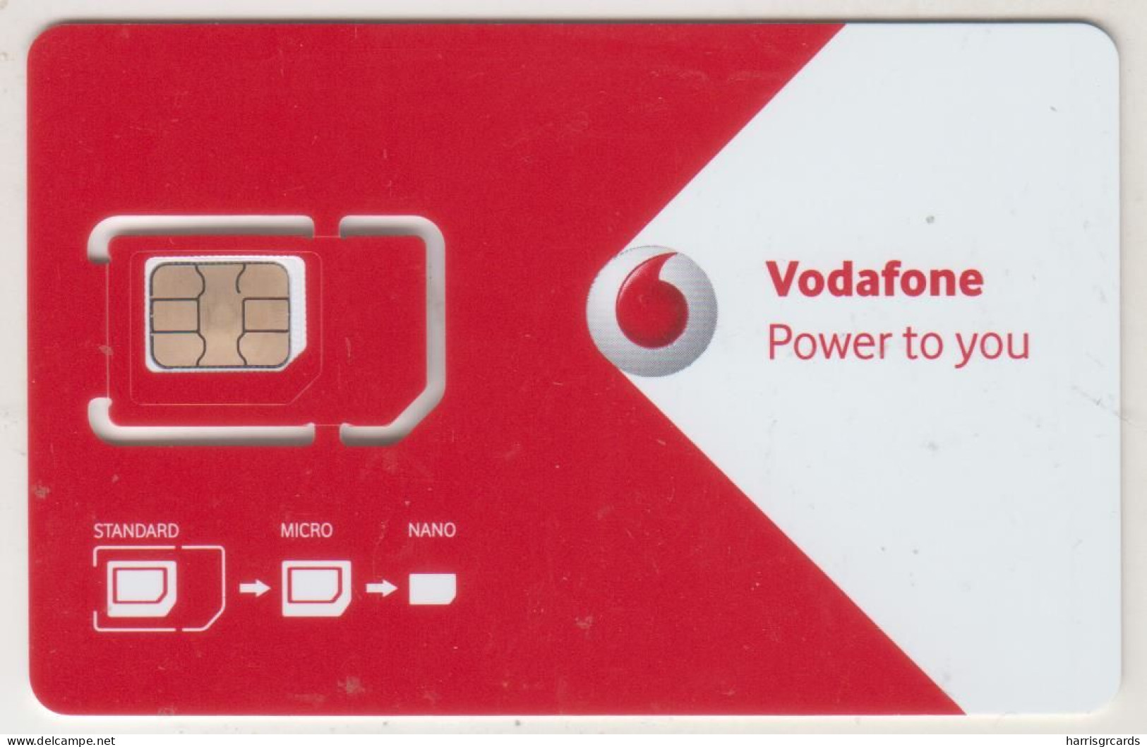 ROMANIA - Power To You (With SIM Images), Vodafone GSM Card, Mint - Romania