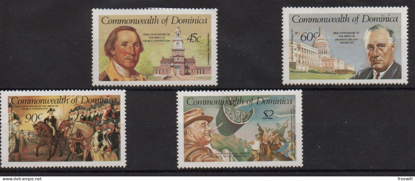 Dominique Dominica Island Timbres Divers - Various Stamps -Verschillende Postzegels XXX - Dominica (1978-...)