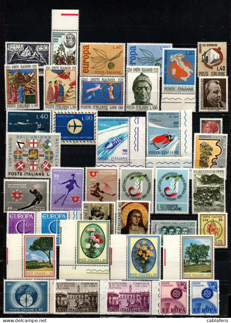 ITALIA REPUBBLICA - COLLEZIONE FRANCOBOLLI NUOVI - MNH - Collections